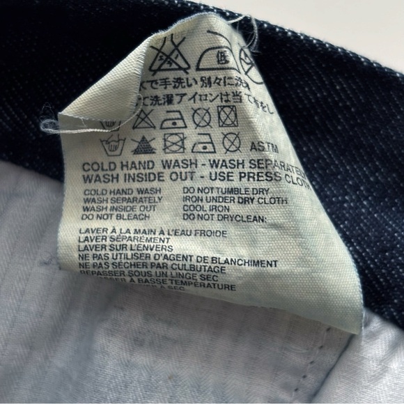 Prada Cropped Mid Rise Jeans 42 Dark Wash - Picture 7 of 8